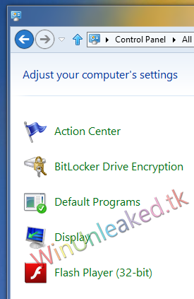 Flash出现在Windows 8的控制面板 Flash出现在Windows 8的控制面板