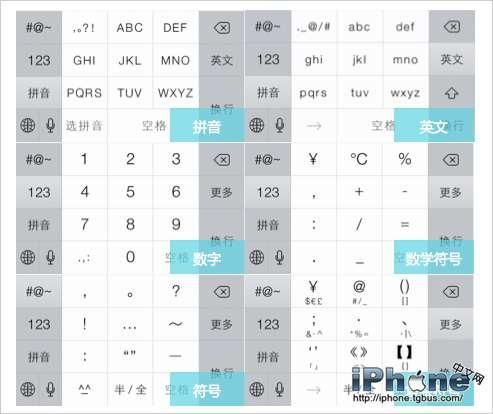 iOS7国行设备独有十键输入法新功能初步上手
