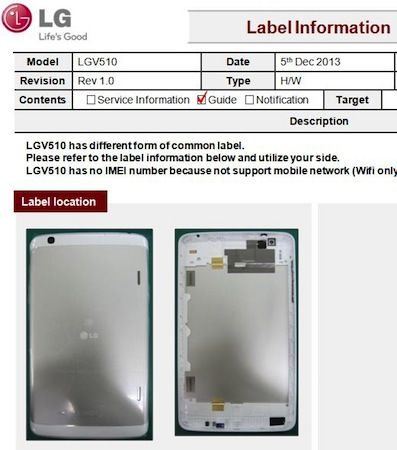 LG准备推出原生Android版G Pad 8.3