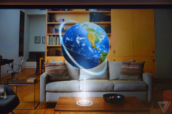 微软发布新虚拟现实技术Holograms和智能眼镜