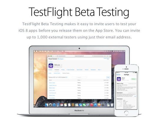 苹果TestFlight集成群组功能 管理测试者更便捷