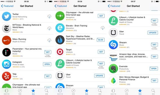Apple Watch:应用商店开张,3000款应用可安装