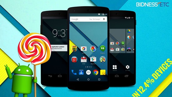 Android Lollipop设备安装率达到12.4%