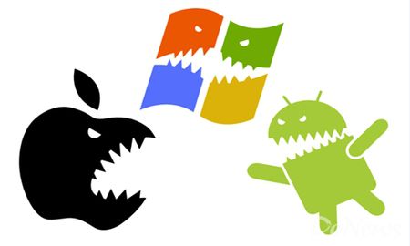 iOS与Android相争 Win10能否渔翁得利?