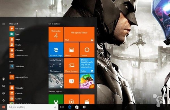Win 10新开始菜单被指糟糕 用户要求回归旧版
