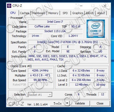 Intel i7-8700K性能曝光:多核比Kaby Lake提升40%