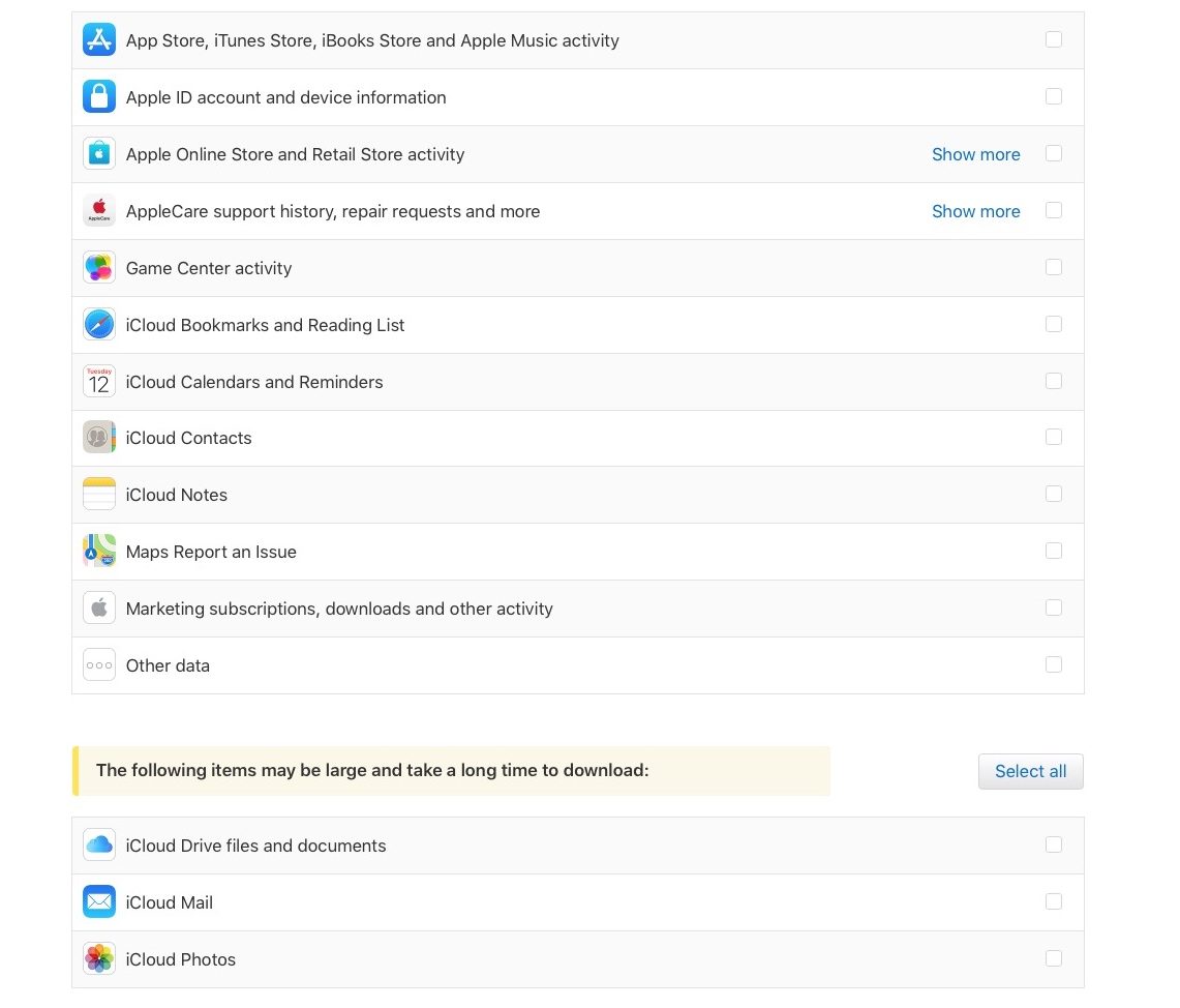 苹果推出新的隐私网站,用户可下载Apple ID数据