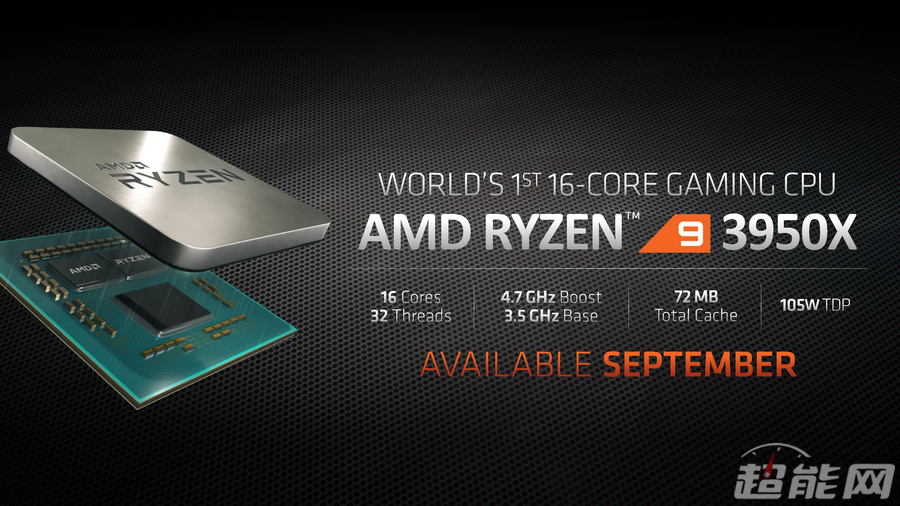 AMD发布第三代锐龙桌面处理器 16核游戏处理器上线