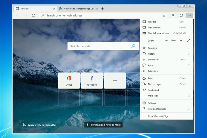 微软Chromium版Edge浏览器已登陆Win7/Win8